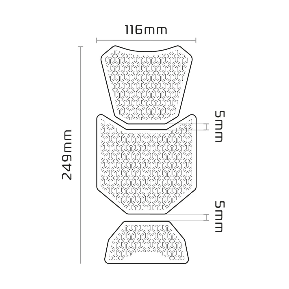 Oxford Gripper Adv Tank Pad for Adventure Bikes