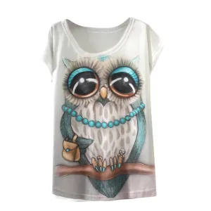 Painted Talons Owl Shirt