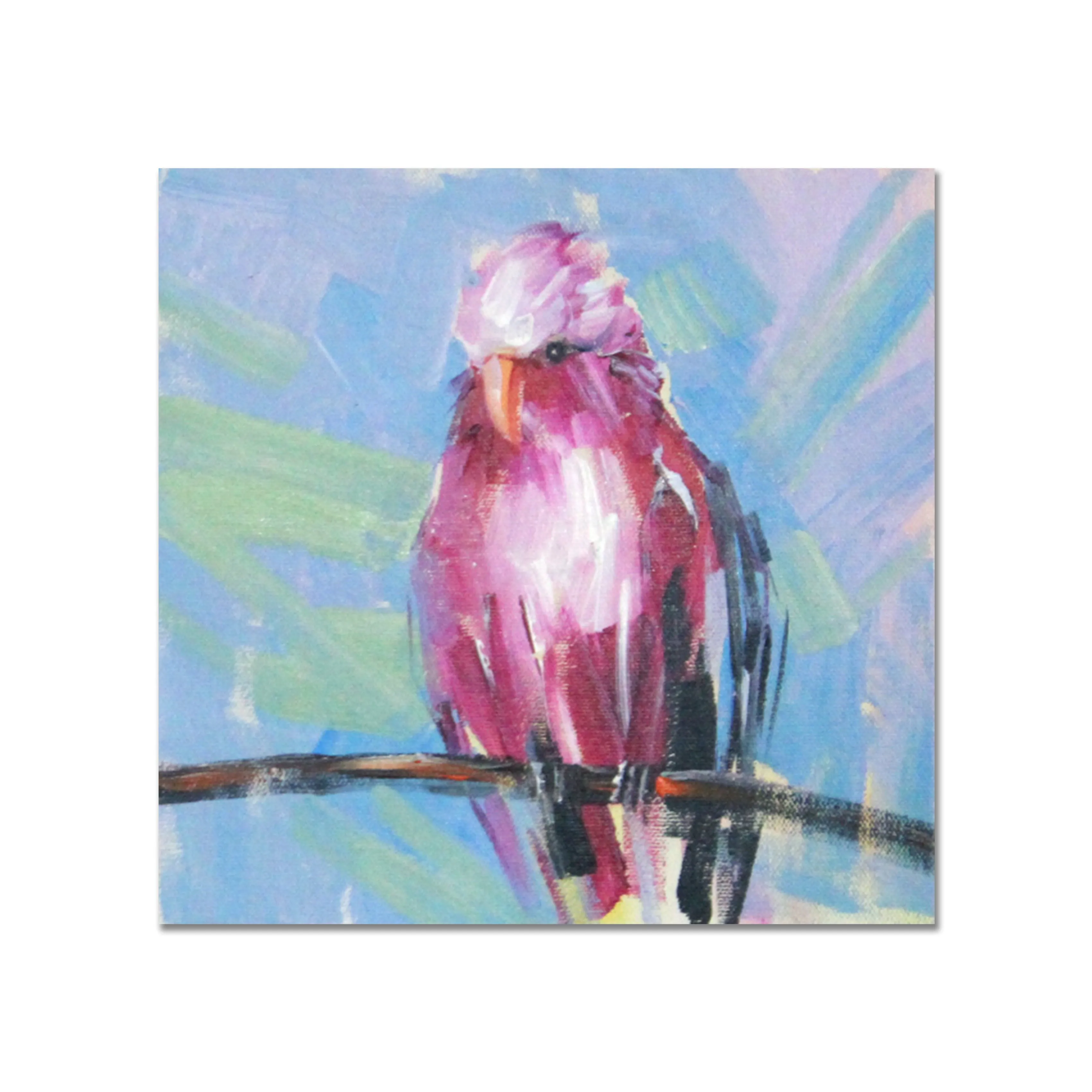 Pink Bird Painting