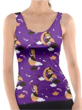 PINUP WITCH PURPLE Tank Top