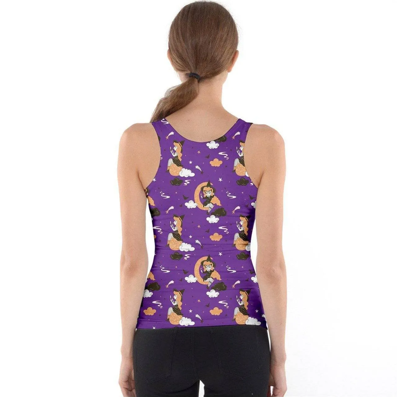 PINUP WITCH PURPLE Tank Top