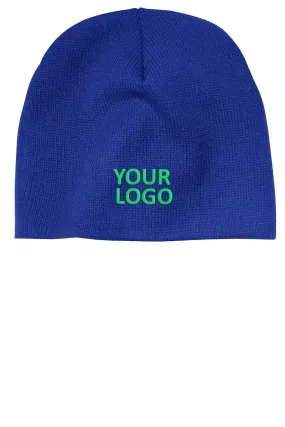 Port & Company Customized Beanies, Royal