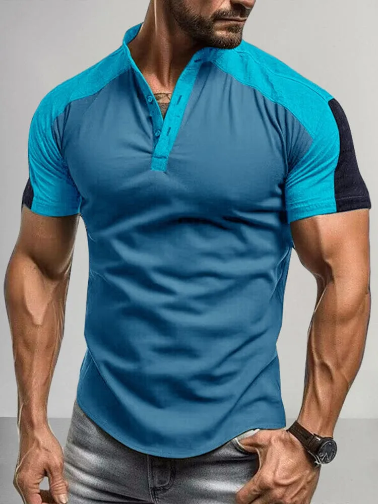 Premium 100% Cotton Henley Shirt