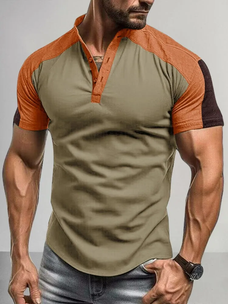 Premium 100% Cotton Henley Shirt