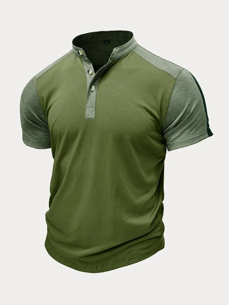 Premium 100% Cotton Henley Shirt