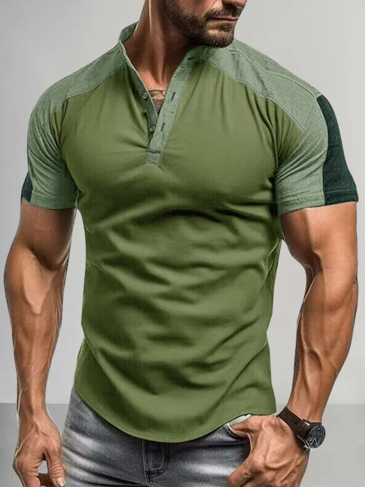 Premium 100% Cotton Henley Shirt