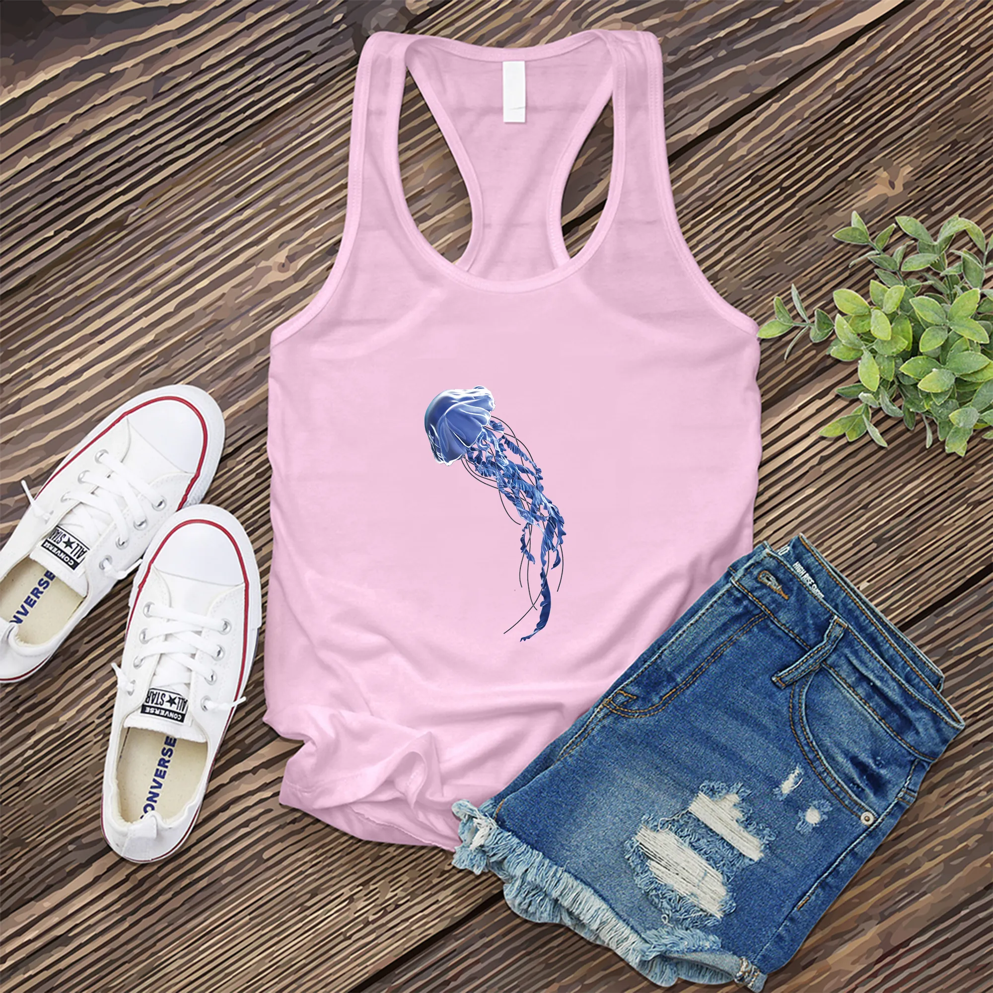 Purple Jellyfish Women's Tank Top