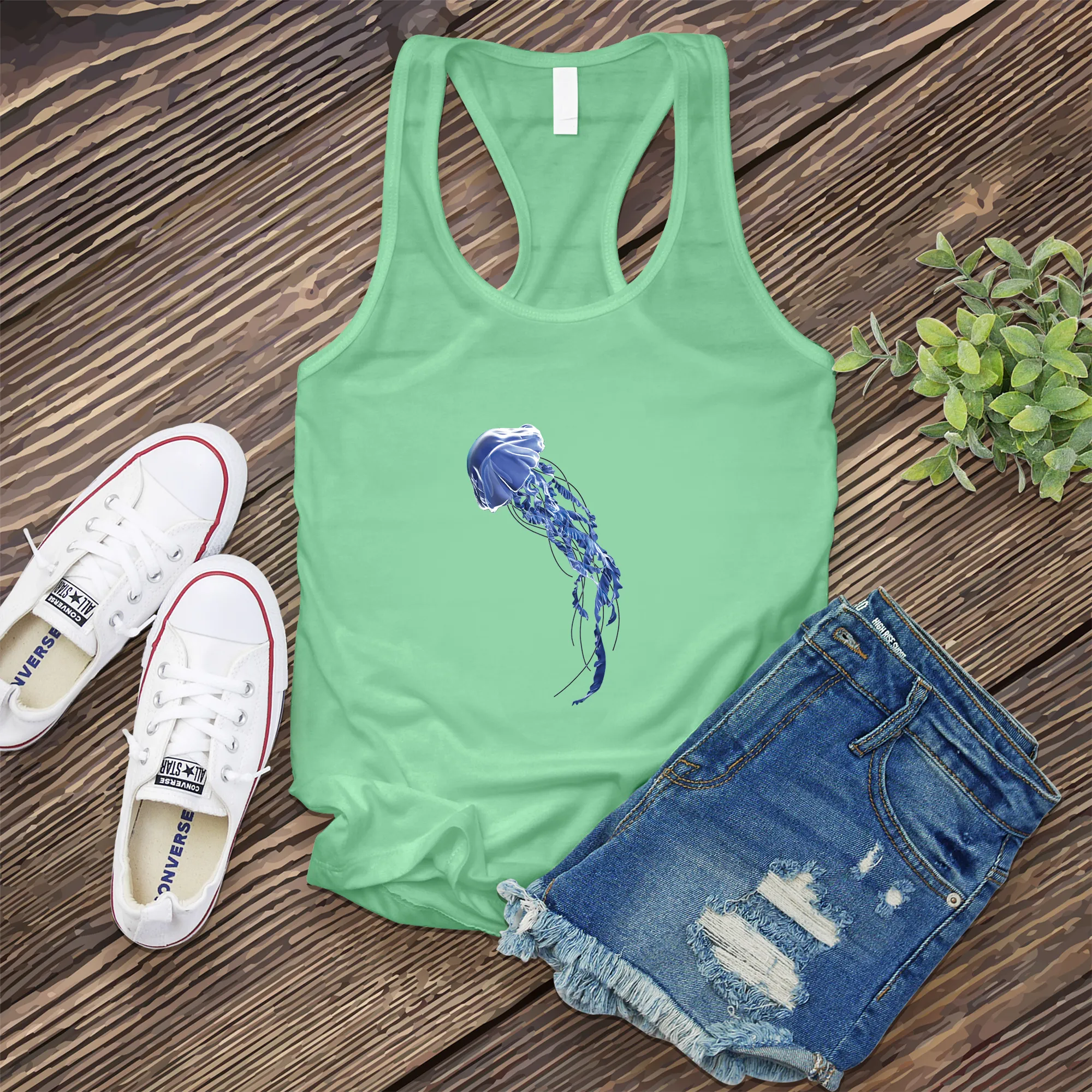 Purple Jellyfish Women's Tank Top