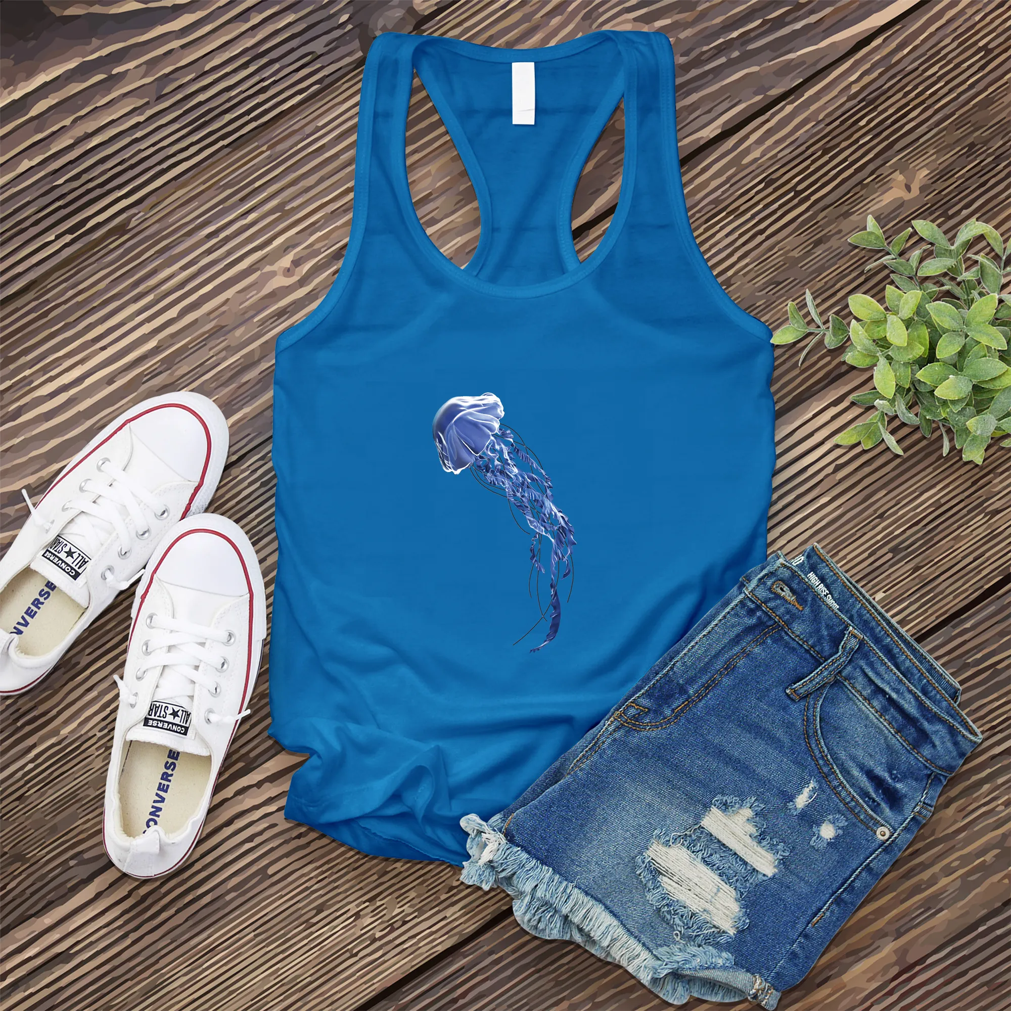 Purple Jellyfish Women's Tank Top