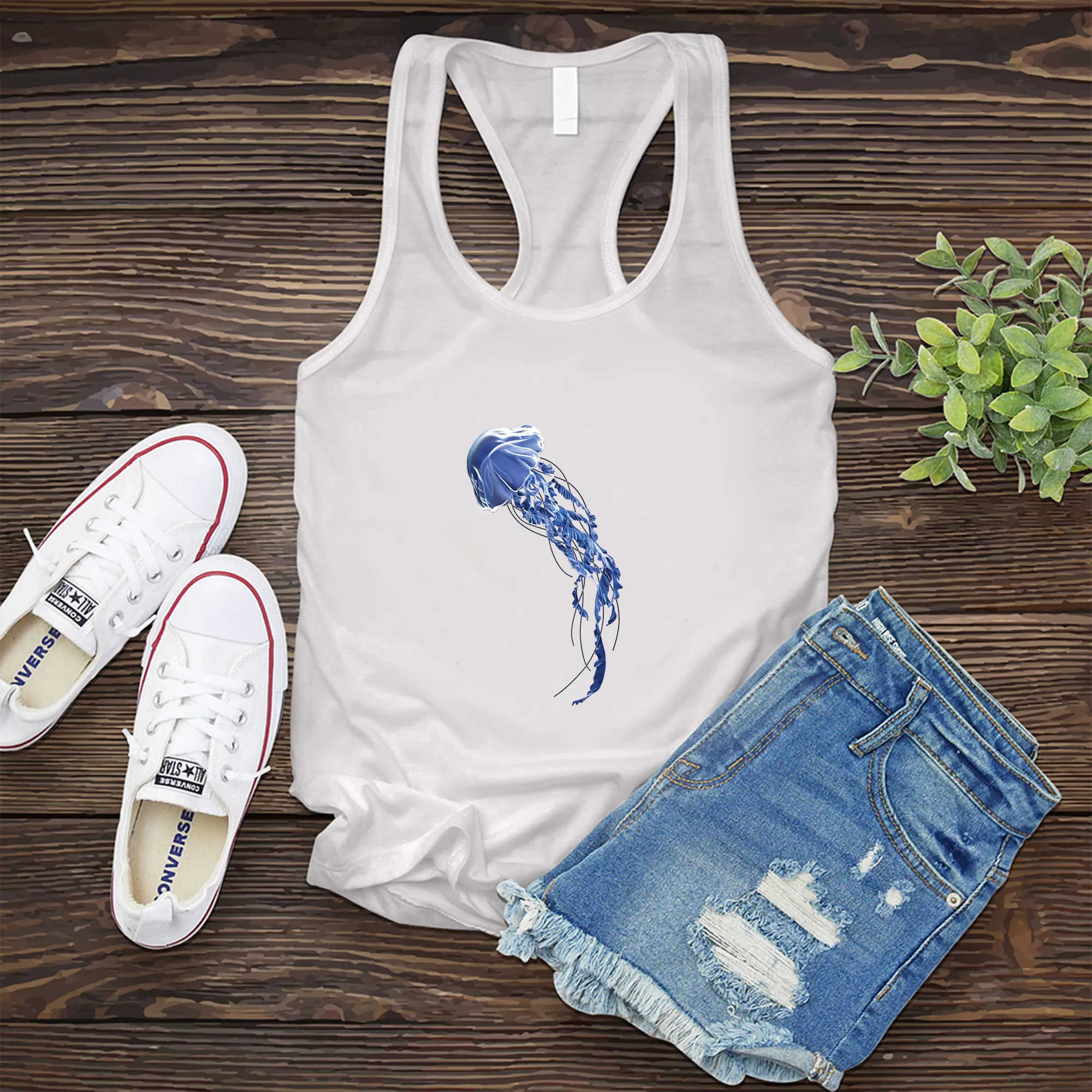 Purple Jellyfish Women's Tank Top