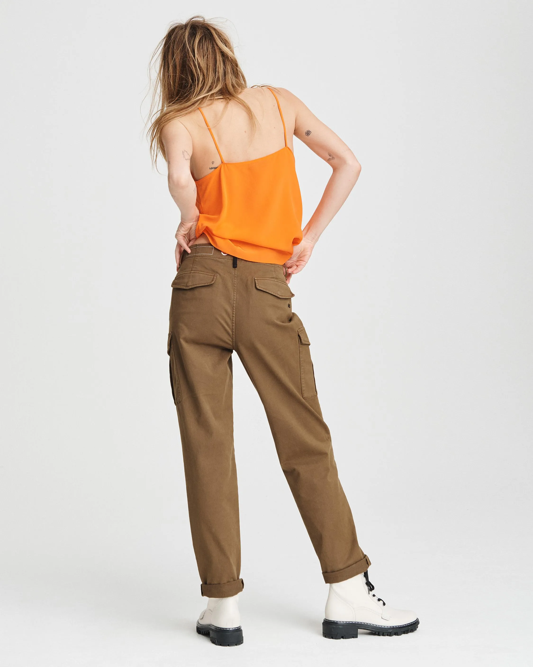 Rag & Bone Collection - Astrid Cami in Bright Orange