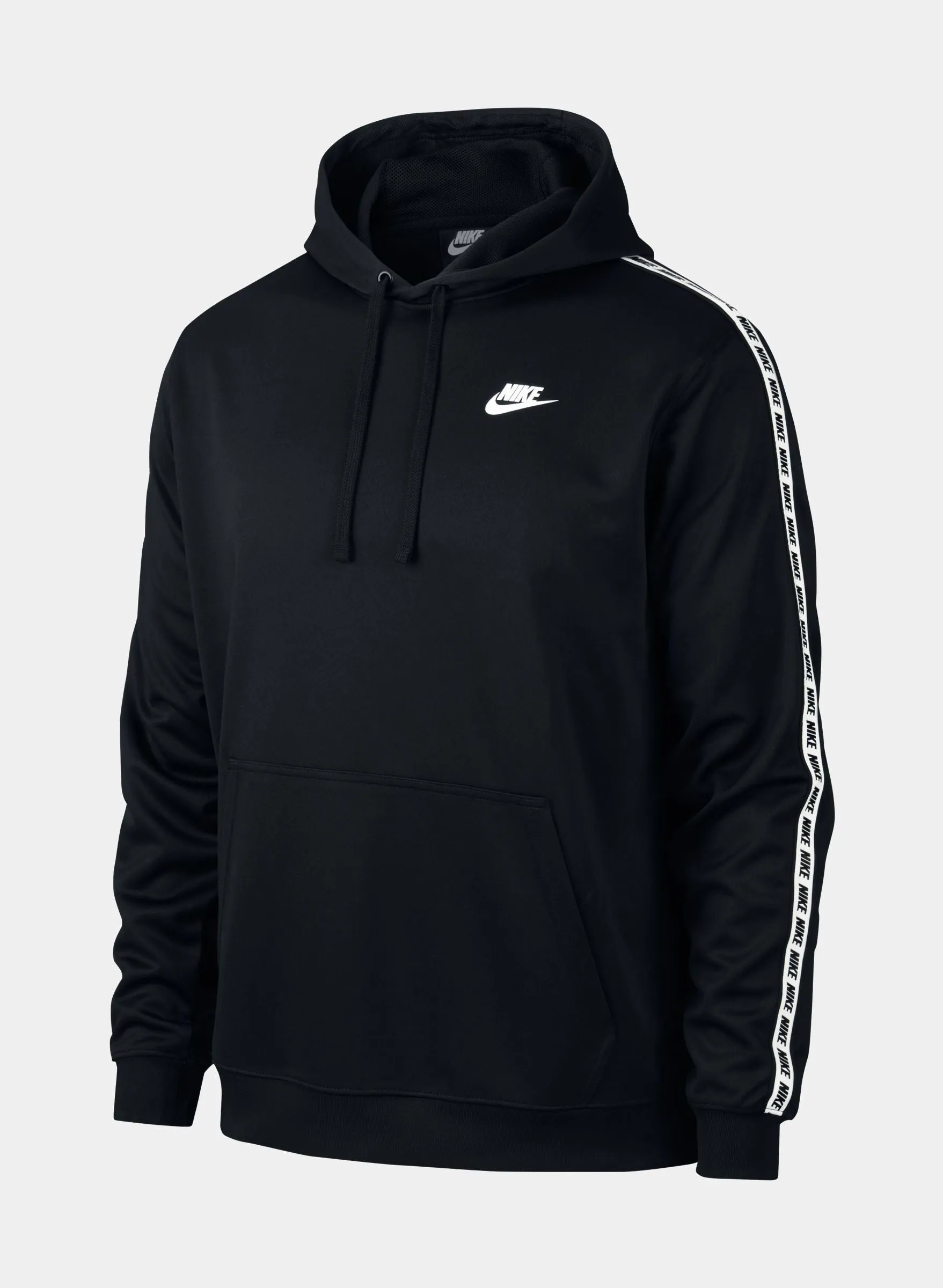 Repeat Mens Pullover Hoodie (Black)