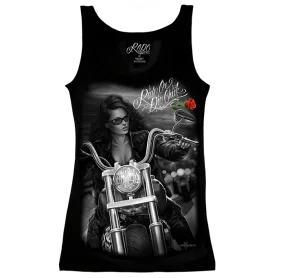 Retired Style- RODC - Lady Rider - Women's Tank Top