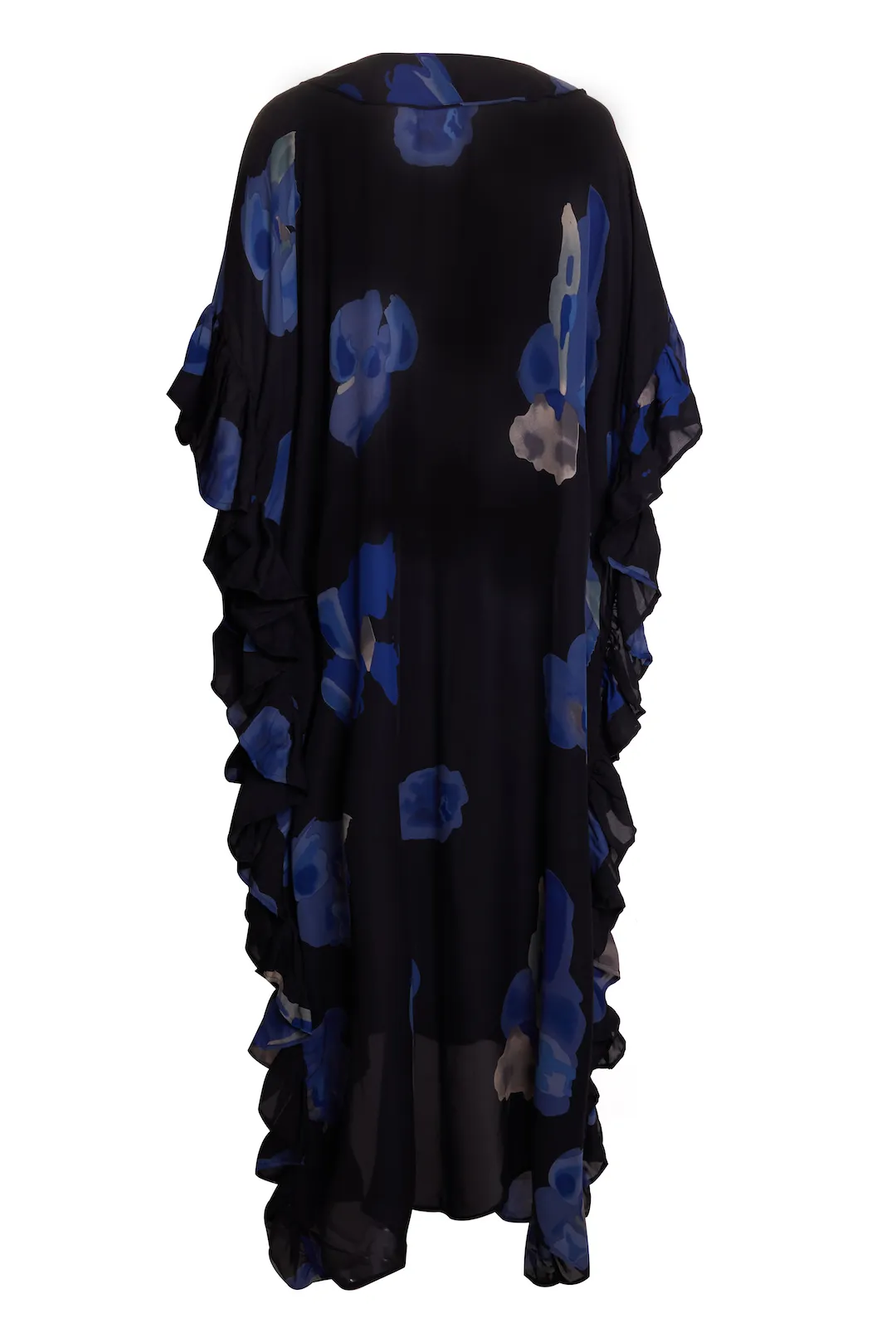 Ruffle Kaftan Silk