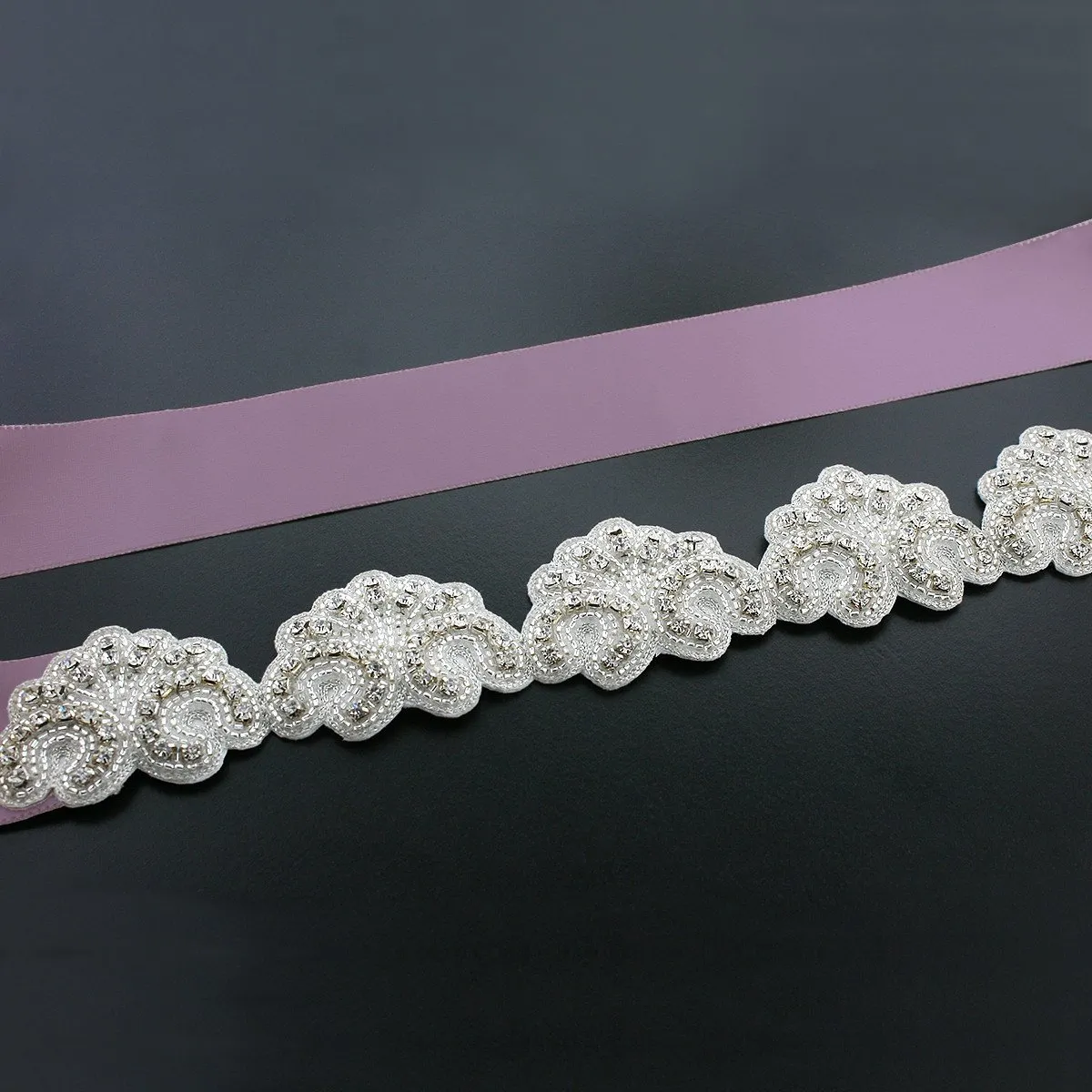 Scalloped Bridal Sash