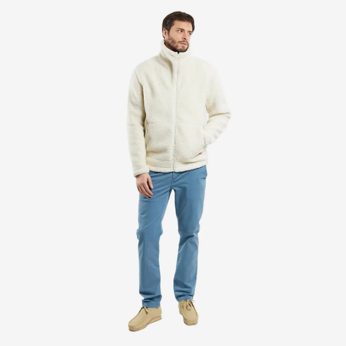 Sherpa Fleece Jacket - Natural