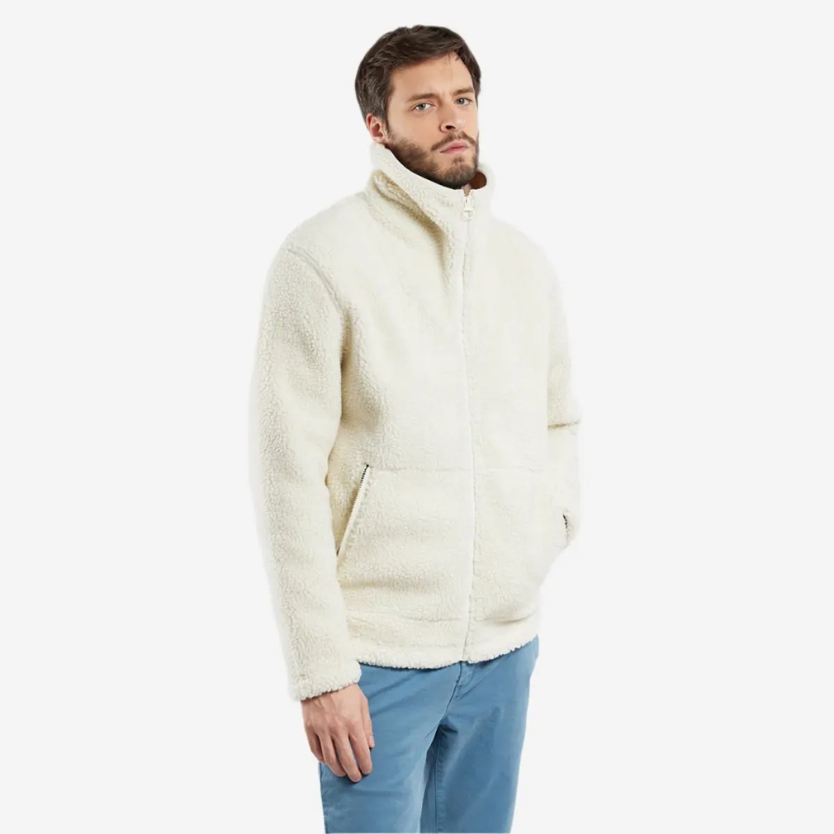 Sherpa Fleece Jacket - Natural