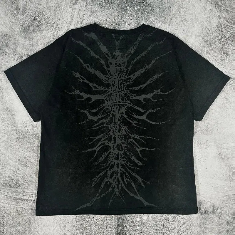 Skeleton Print T-Shirt