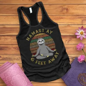 Sloth Namast'ay Racerback Tank Top