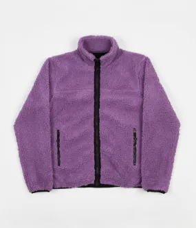 Stussy Sherpa Mockneck Sweatshirt - Purple