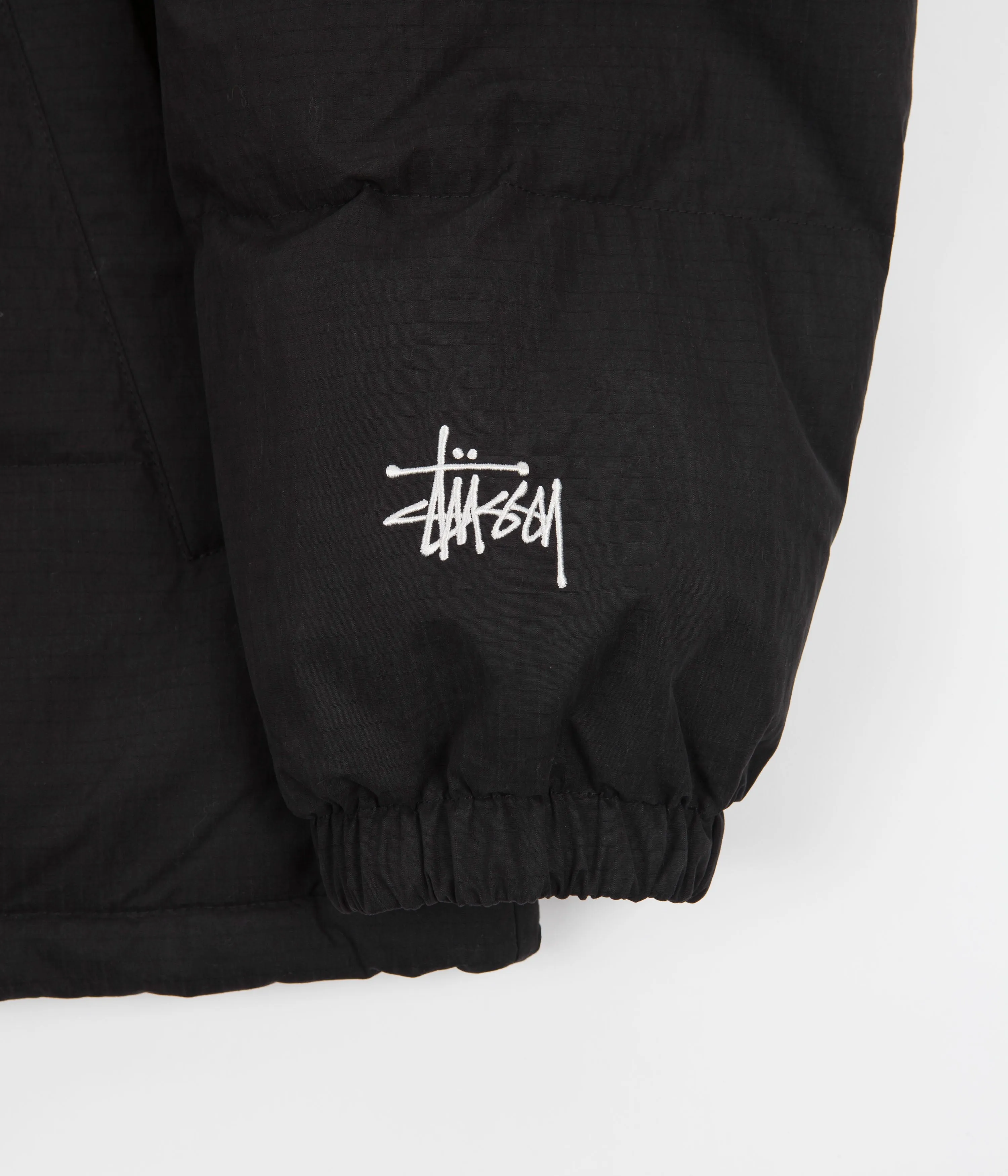 Stussy Solid Puffer Jacket - Black