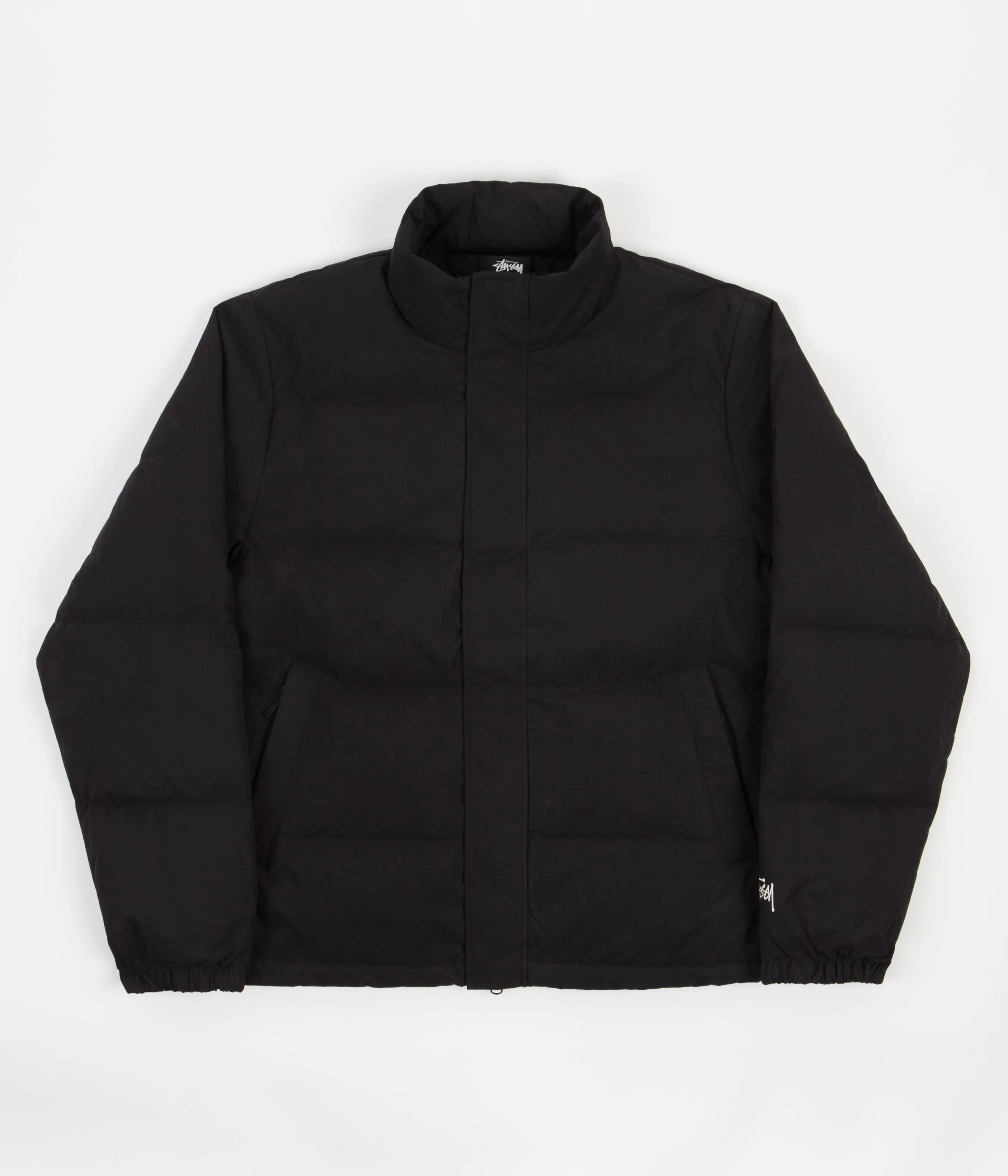 Stussy Solid Puffer Jacket - Black