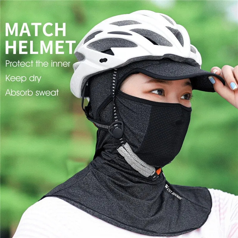 Summer Cycling Cap Anti-UV Sun Protection Sport Running Balaclava Men Women Bicycle Motorcycle Helmet Liner Bike Hat