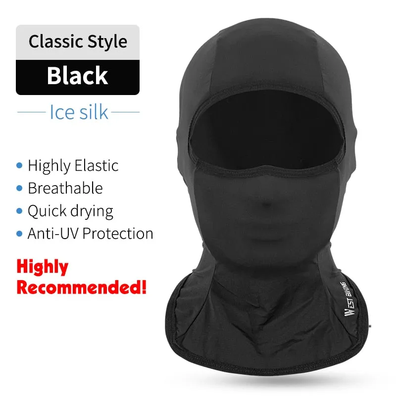 Summer Cycling Caps Anti-UV Sport Headgear MTB Bike Motorcycle Helmet Liner Fishing Training Balaclava Bicycle Hat