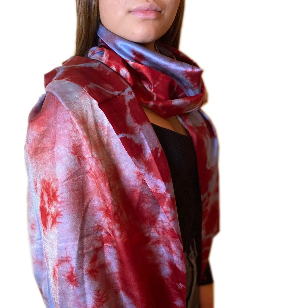 Summer Sailing Away Silk Scarf