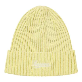 Supreme Bleached Rib Beanie- Yellow