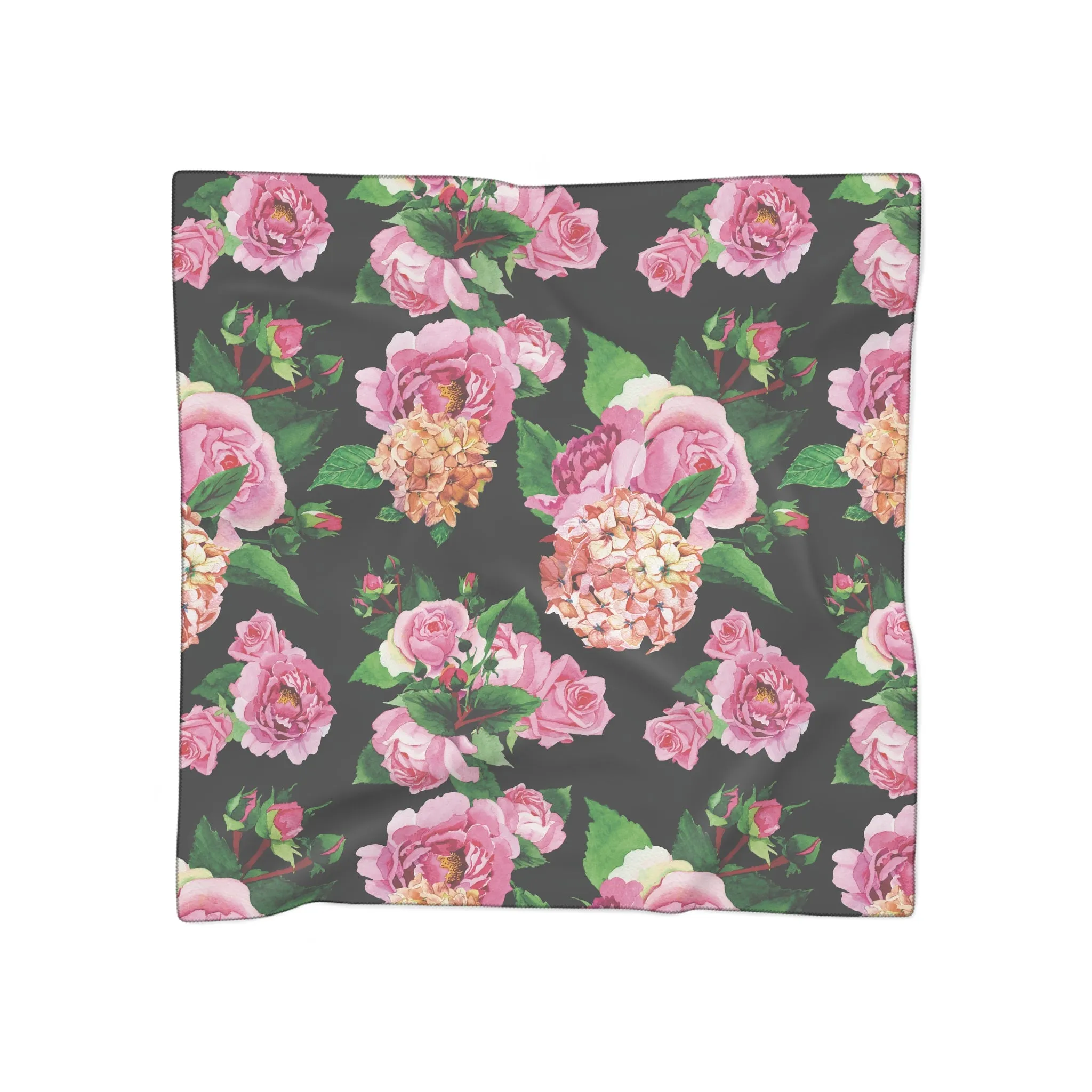 Sweet Wendie Floral Chiffon Scarf