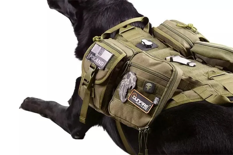 Tactical Dog Vest - Olive Drab