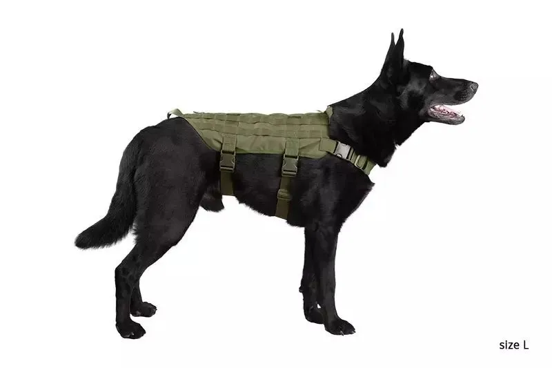 Tactical Dog Vest - Olive Drab