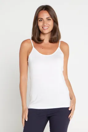 Tamlyn Cotton Cami - White