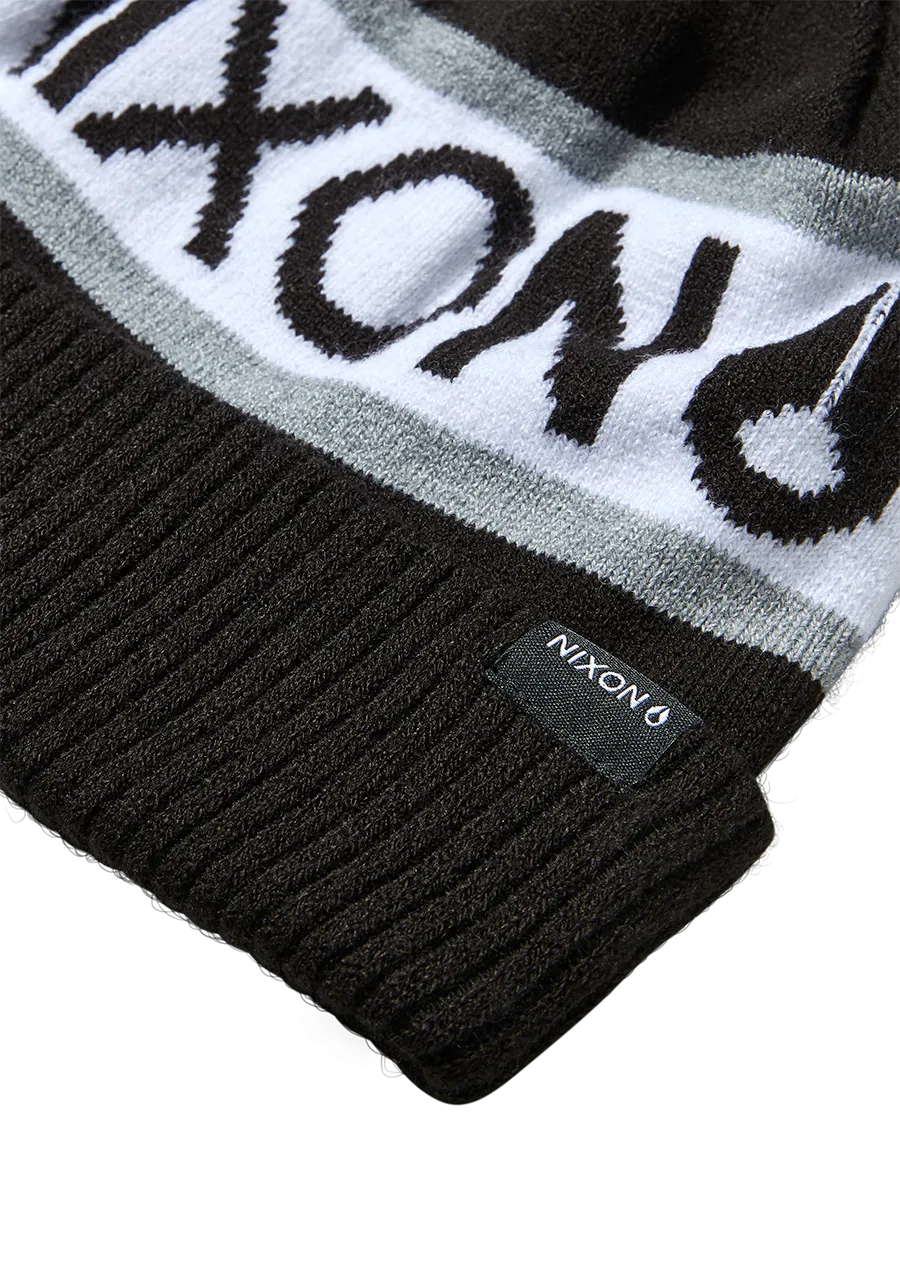 Teamster Beanie  II - Black / White