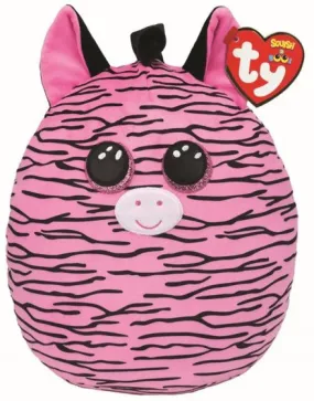 Ty Squish A Boo 10" Zoey Zebra