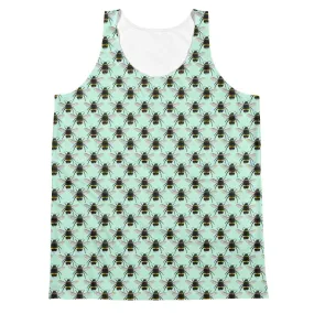 Unisex Bees Unisex Tank Top Textiles by Robert Bowen