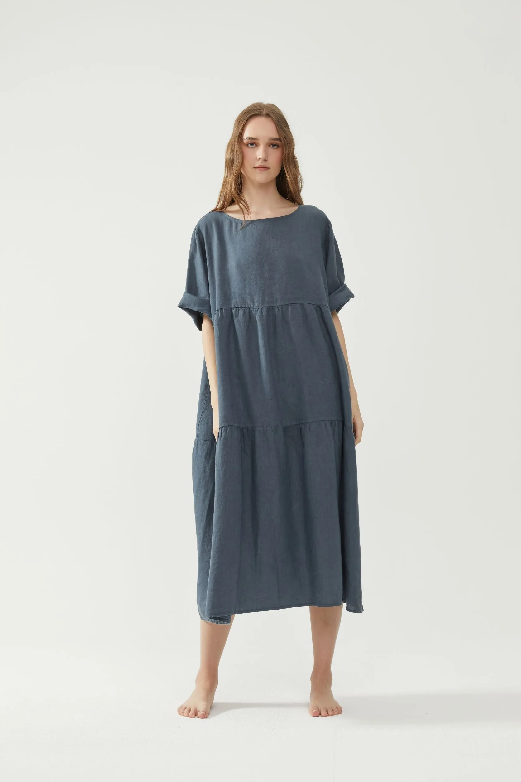 Willow Dress Navy