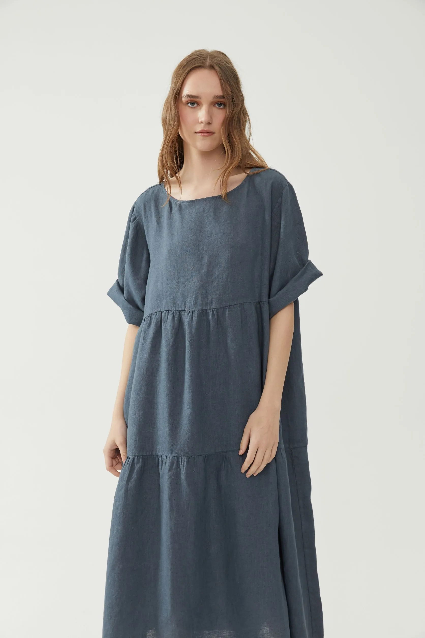 Willow Dress Navy