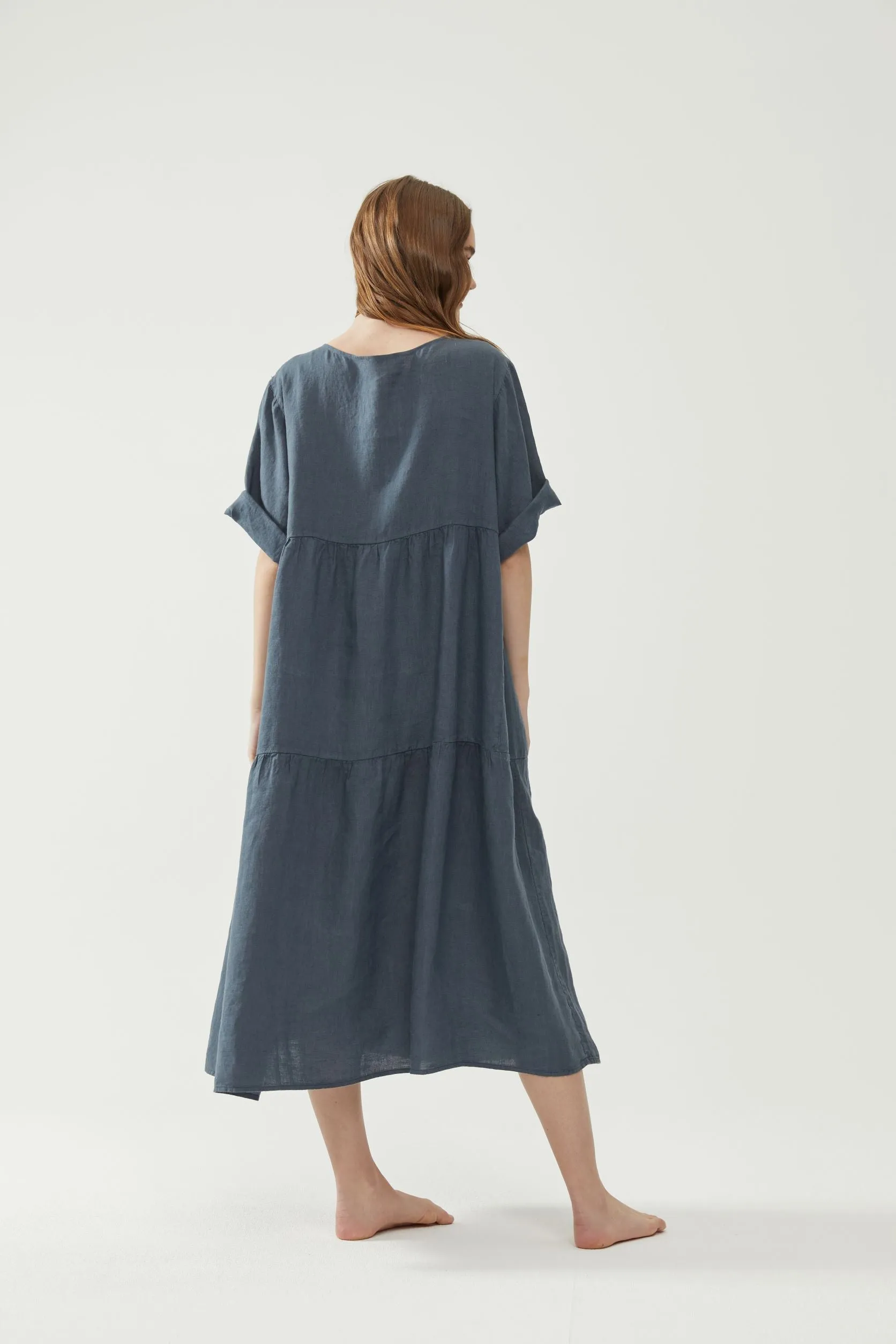 Willow Dress Navy