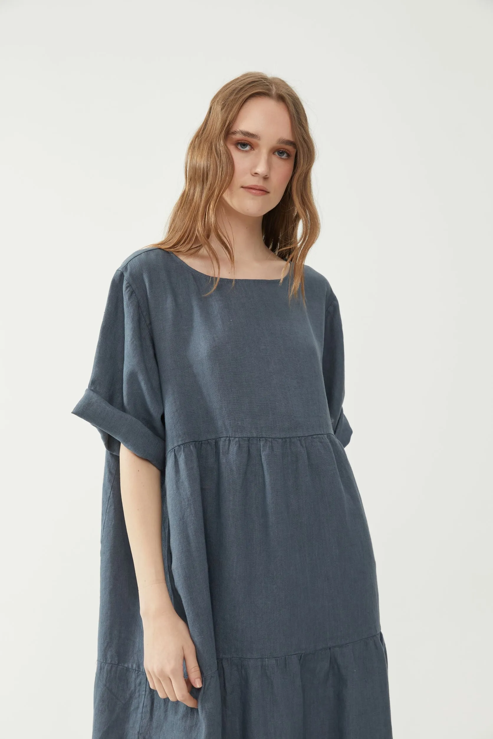 Willow Dress Navy