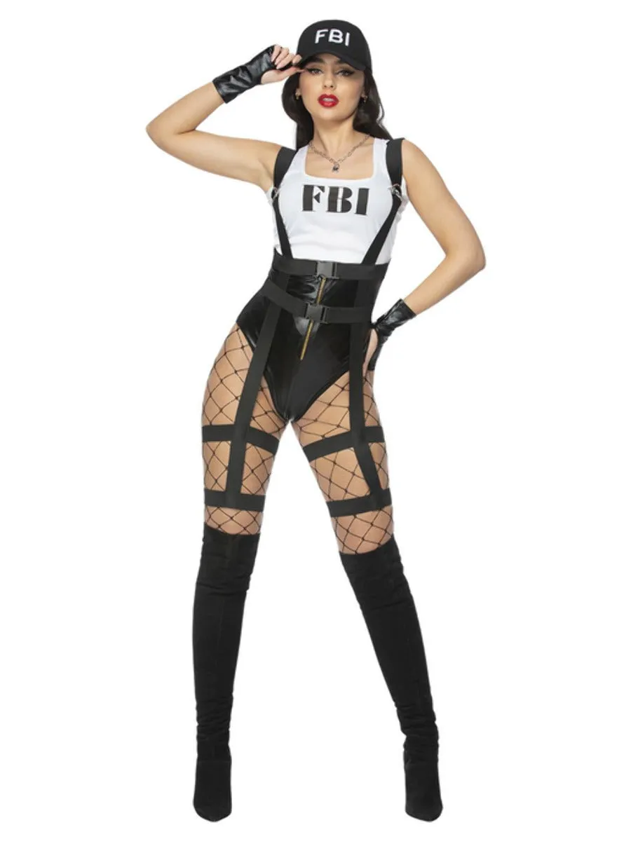 Women Costume - Fever FBI Harness Costume