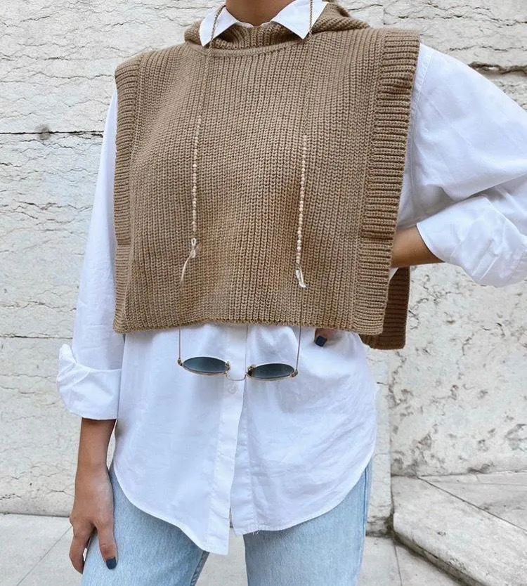 Women Loose Knitted Vest Top