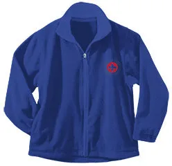 Youth Fleece Jacket With Garrett Memorial Logo